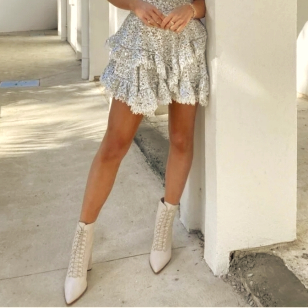 NWT Ixiah Sydney × Free People Elysian Sequin Skirt Size 6/M